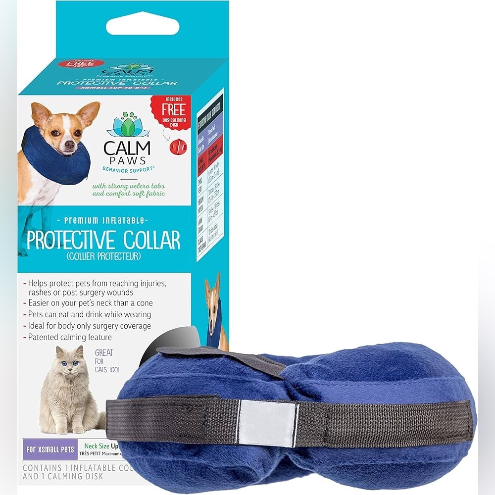 XS Inflatable Protective Dog Medial Collar